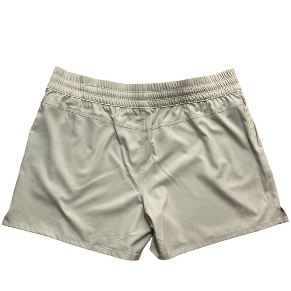 Westbound NWT High Waist Elastic & Drawstring Khaki Color Shorts w/Pockets  XL - Picture 2 of 6